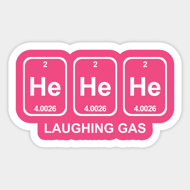 Laughing Gas Sticker by SillyShirts